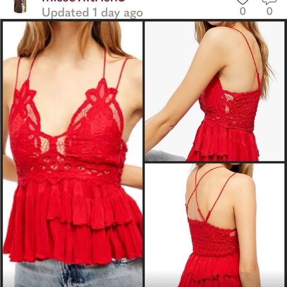 NWT Free people Adella camis - Picture 4 of 5